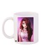 Girl Printed Coffee Mug White/Pink/Violet 11ounce