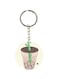 Cactus Printed Single Sided Keychain