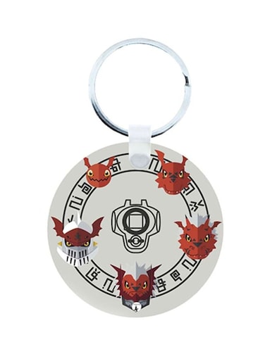 Digimon Printed Wooden Keychain