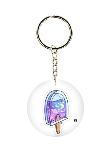 Ice Cream Printed Keychain