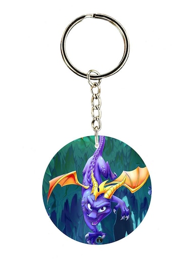 Spyro Printed Keychain