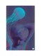 Printed Fridge Magnet Blue/Purple 8.5x0.4x5.5cm