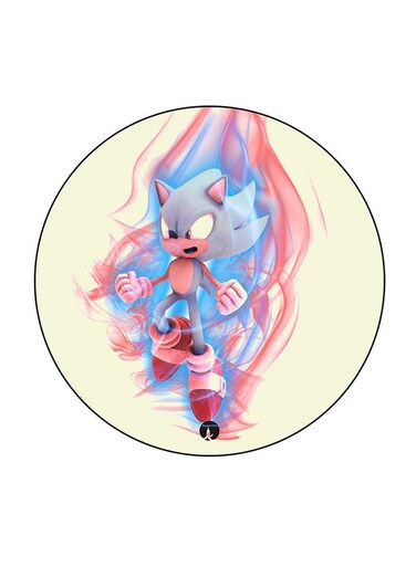 Video Game Sonic Printed Fridge Magnet Multicolour