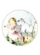 Girl Printed Fridge Magnet Multicolour