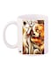 Dog Printed Coffee Mug White/Brown/Grey 11ounce