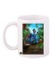 Rio Printed Mug White/Brown/Blue Standard Size