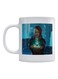 Cyberpunk Game Printed Ceramic Mug White/Blue/Brown