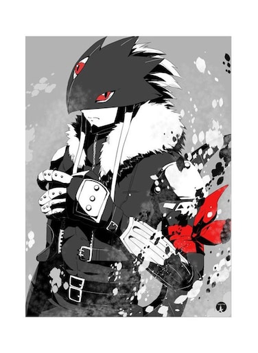 Metal Plate Of The Anime Digimon Poster Multicolour
