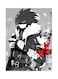 Metal Plate Of The Anime Digimon Poster Multicolour