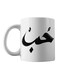 Love Word Printed Mug White/Black