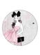Girl Printed Fridge Magnet Multicolour