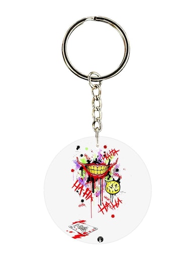 The Joker Printed Keychain