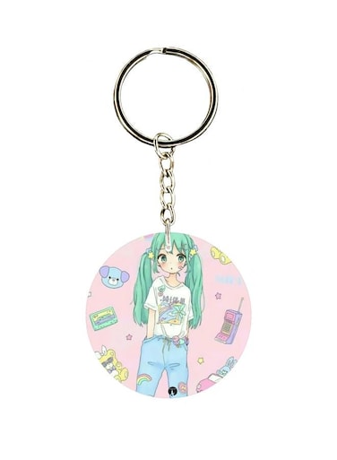 Cartoon Printed Keychain