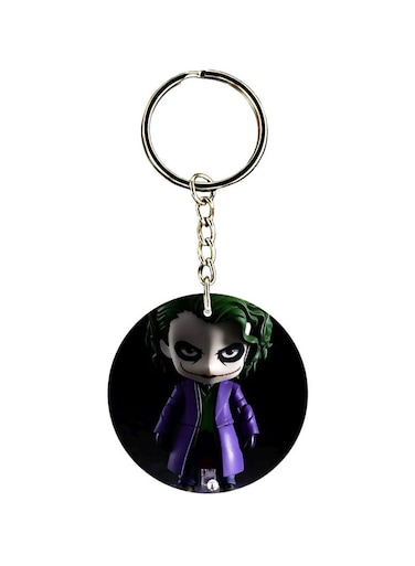 Cartoon Joker Printed Keychain