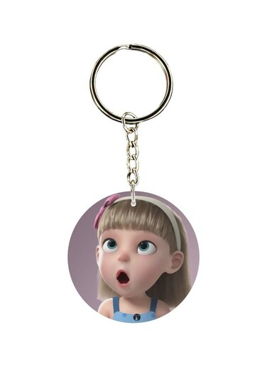 Girl Printed keychain