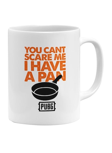 Pan PUBG Ceramic Mug White/Orange