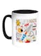 Charges Of Fireworks Printed Coffee Mug White Black 11 ounce