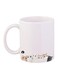Cats Printed Coffee Mug White/Black/Beige