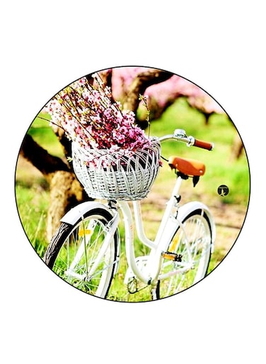 Bike Printed Fridge Magnet Multicolour