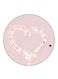 Heart Printed Fridge Magnet Round Multicolour