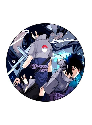 Animation Printed Fridge Magnet Multicolour 5.5 x 5.5cm