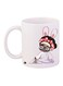 Girl Printed Coffee Mug White/Black/Red 11ounce