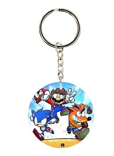Multiple Double Side Printed Keychain