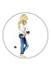 Mom Printed Fridge Magnet Round Multicolour