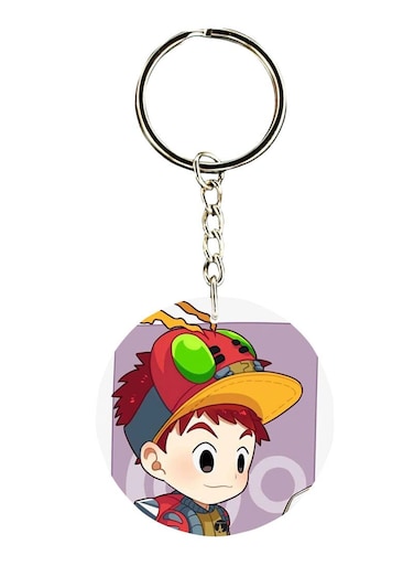 Double Sided Digimon Printed Keychain