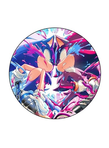 Video Game Sonic Printed Fridge Magnet Multicolour