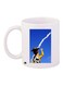 Cartoon Printed Coffee Mug White/Blue/Black