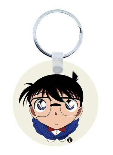 Detective Conan Printed Keychain Multicolour