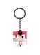 Cartoon Themed Single Sided Keychain