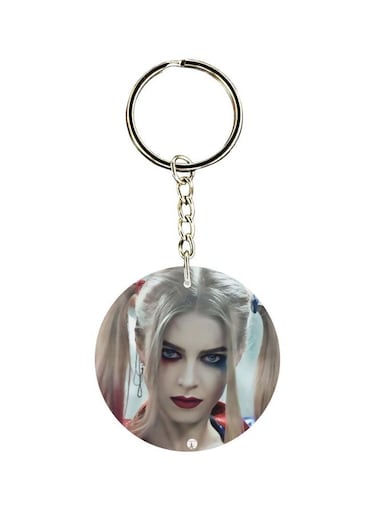 Harley Quinn Printed Keychain