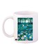 Adventure Time Printed Mug White/Green/Blue Standard Size
