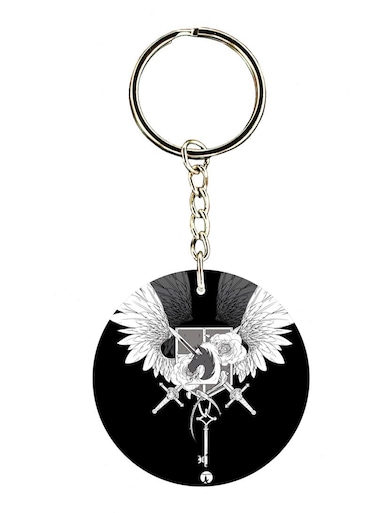 The Anime Attack On Titan Double Side Printed Keychain