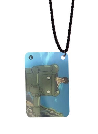 Adnan With Lina Printed Car Mirror Pendant