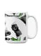 Premium Printed Ceramic Coffee Mug White/Black 350ml
