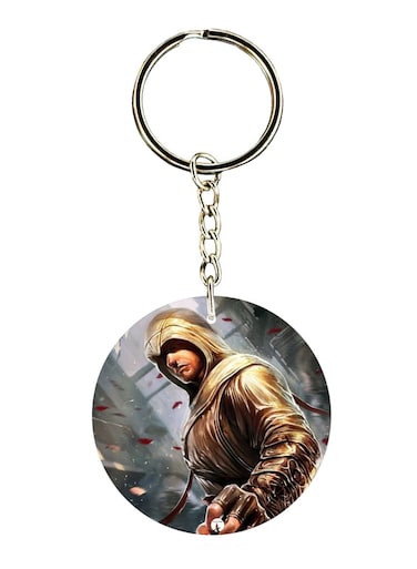 Double Sided Assassin's Creed Printed Keychain