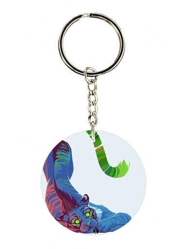Tiger Printed Keychain