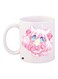 Cartoon Girl Printed Coffee Mug White/Pink/Beige 11ounce