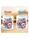 1pc 11oz Porcelain Merry Christmas Mug, Festive Ceramic Coffee Cup with Colorful Floral Design, Ideal for Holiday Drinking