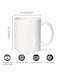 1pc 11oz Porcelain Merry Christmas Mug, Festive Ceramic Coffee Cup with Colorful Floral Design, Ideal for Holiday Drinking