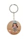 Doll Printed Double Sided Keychain