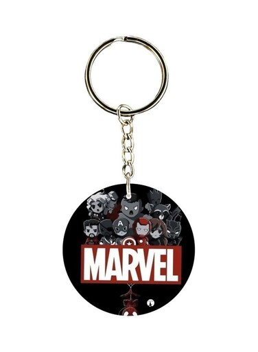 Marvel Superhero Printed Keychain