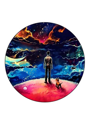 Man Printed Fridge Magnet Multicolour