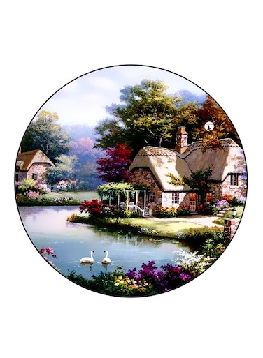 Vintage Art Printed Fridge Magnet Multicolour