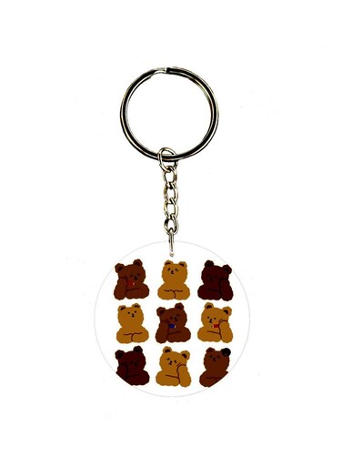 Cartoon Printed Keychain