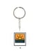Cartoon Themed Single Sided Keychain