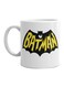 Batman Printed Mug White/Black/Yellow